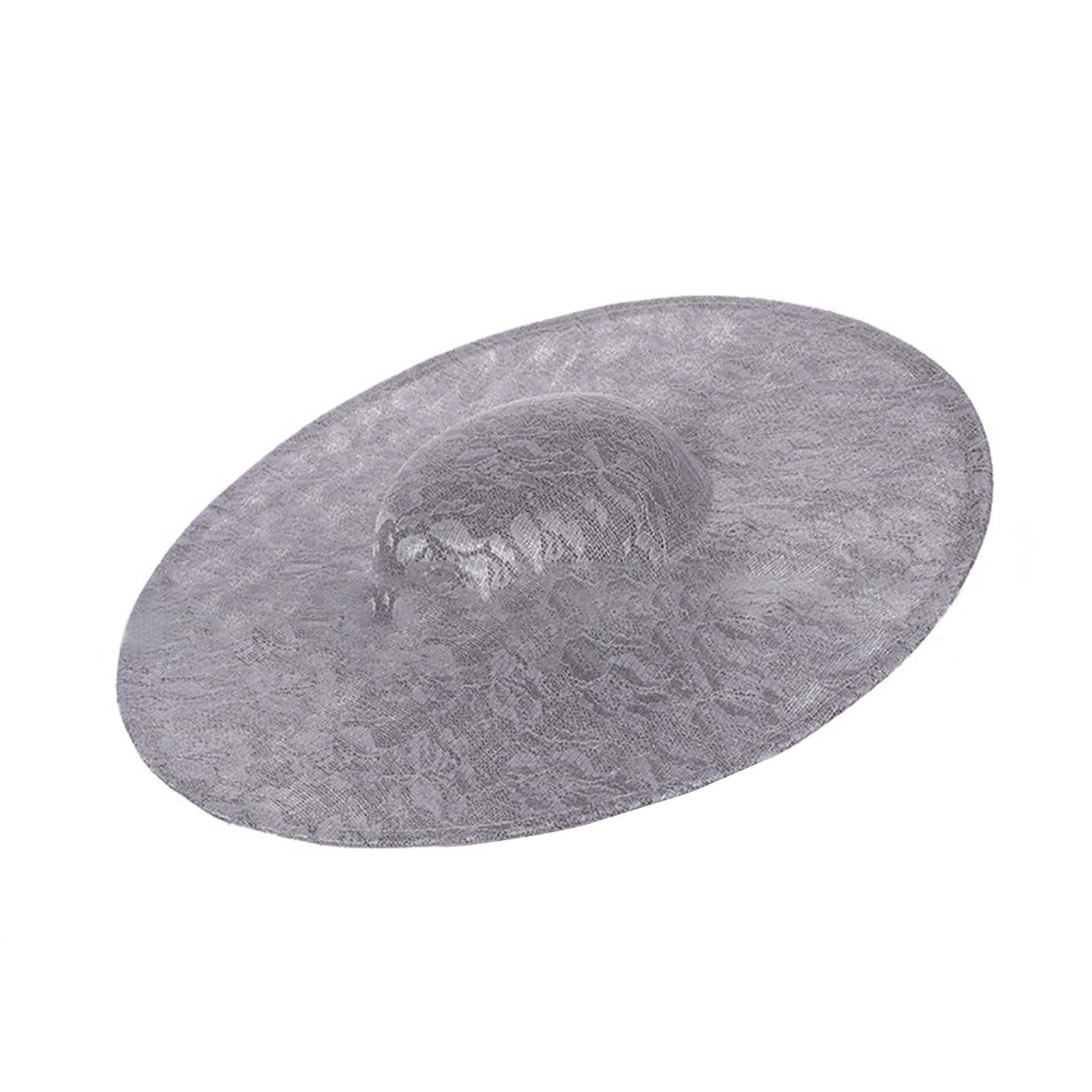 Maxtonser Sinamay Hat Fascinator Hat Base for Women Millinery Handmade Accessories Cocktail Party French Bonnet Hat Round Base