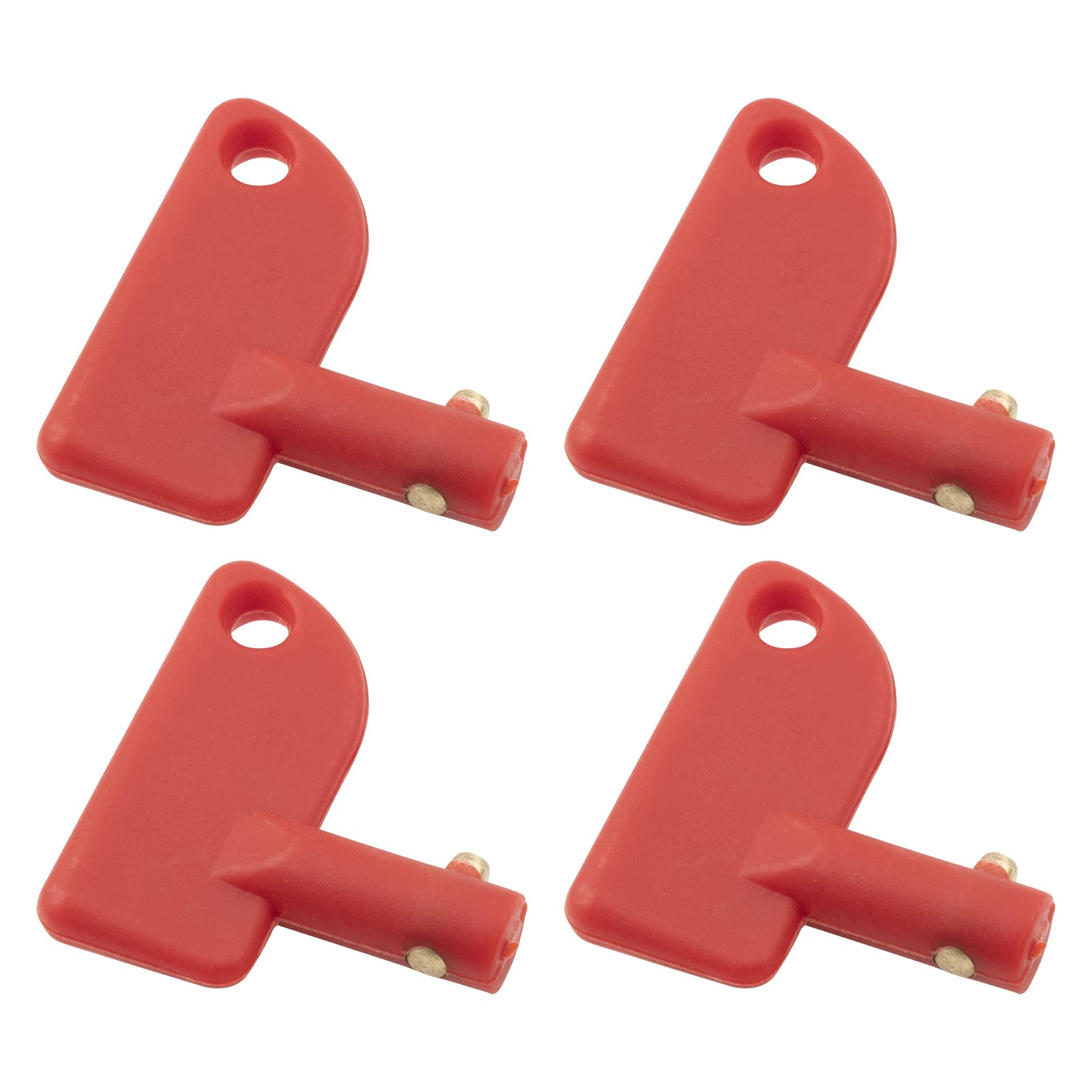 4 chiavi di ricambio per interruttore di scollegamento della batteria per barche da 12 V 24 V Interruttore batteria,caravan,yacht modificato
