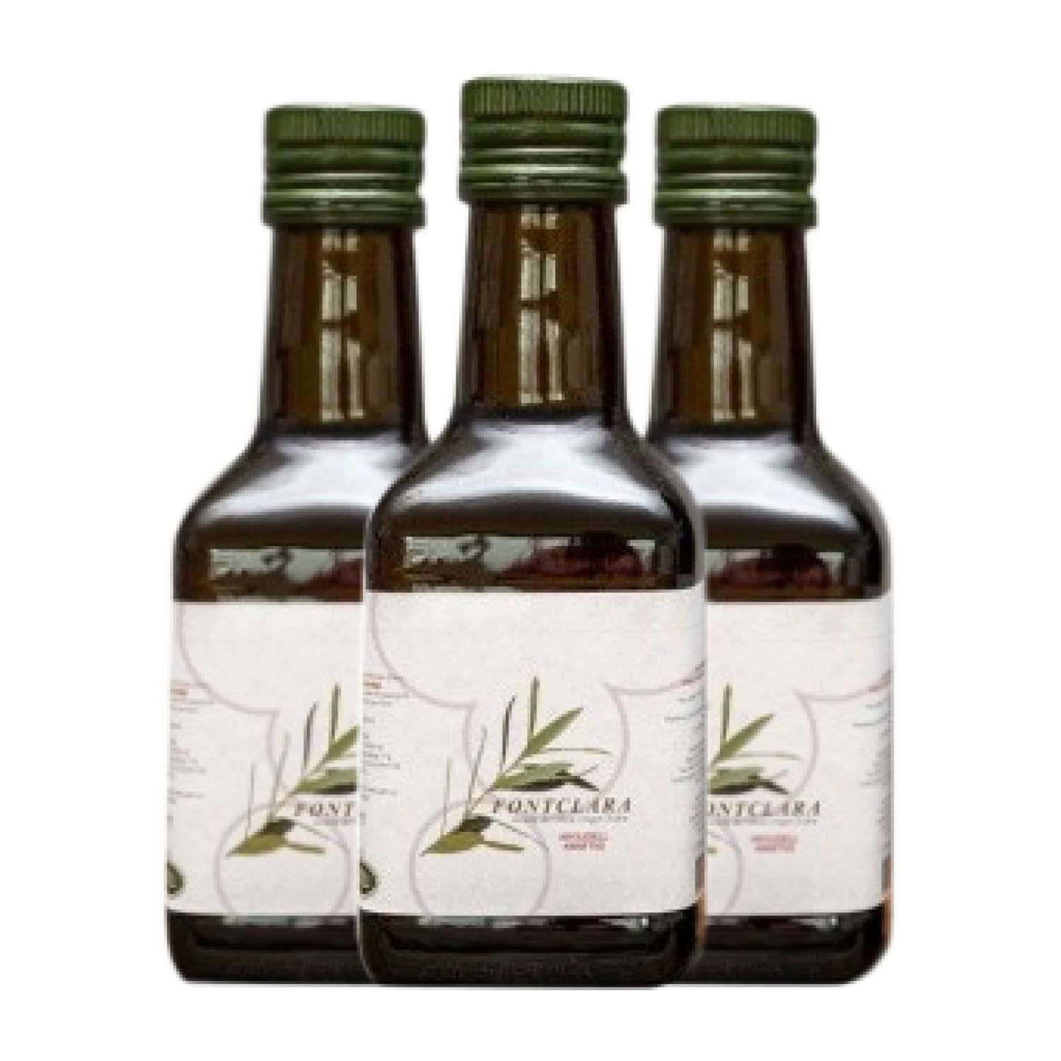 Olivenöl Fontclara Argudell Empordà Kleine Flasche 25 cl (Karton mit 3 Kleine Flasche von 25 cl)