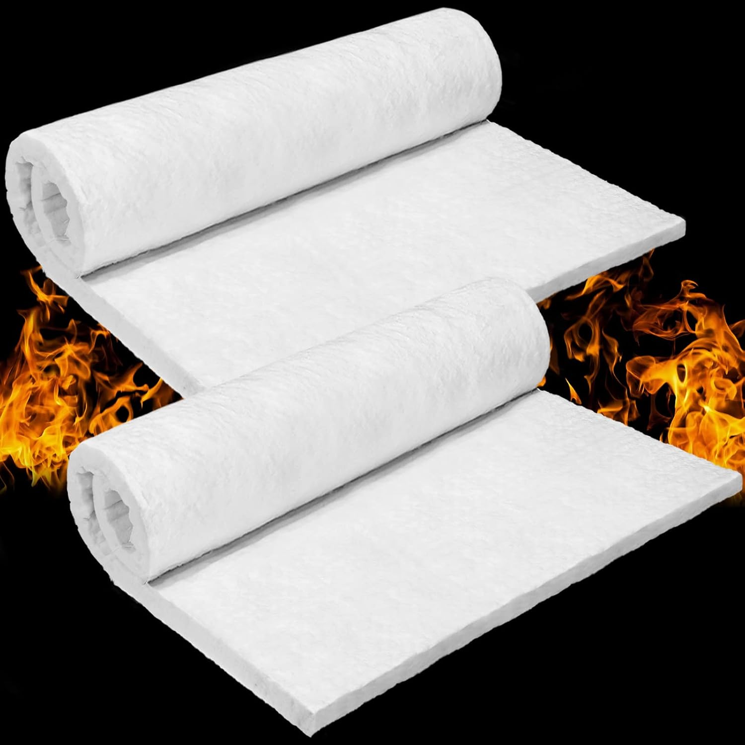 2 Pieces Ceramic Fiber Insulation Blanket Kaowool Ceramic Fiber