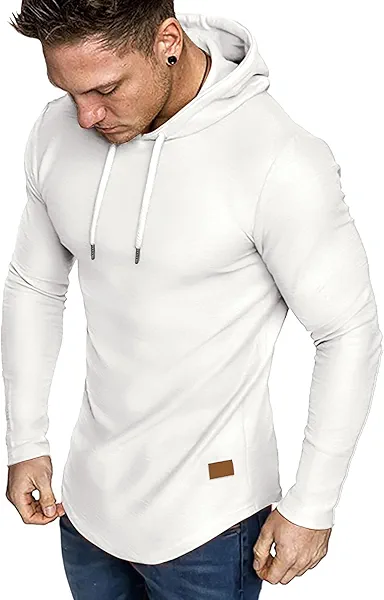 JMIERR Mens Fashion Hoodies Fleece Long Sleeve Athletic Sweatshirt Pullover T Shirts