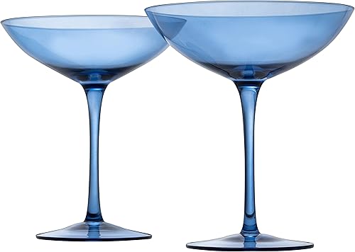 Miniatura 3 de The Wine Savant - Copas de champán de 12 onzas  Copas de champán coloridas, Prosecco, juego de copas de mimosa, juego de copas de cóctel,