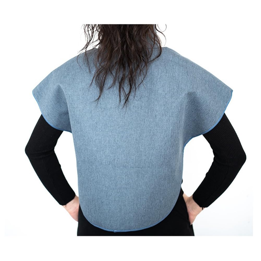 Pappagallo anti-graffio spalla blu protezione collo alto supporto uccelli