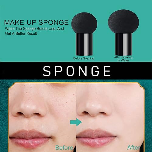 Miniatura 5 de Cojín de aire para cabeza de hongos CC Cream Foundation BB Cream Foundation maquillaje hidratante CC Cream Base líquida corrector duradero base de