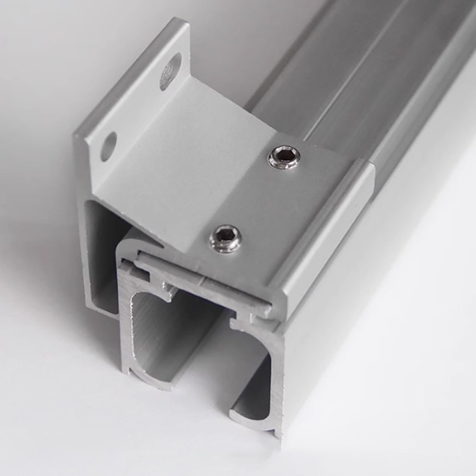 Kit de rail de porte coulissante : matériel en acier fluide pour intérieur moderne