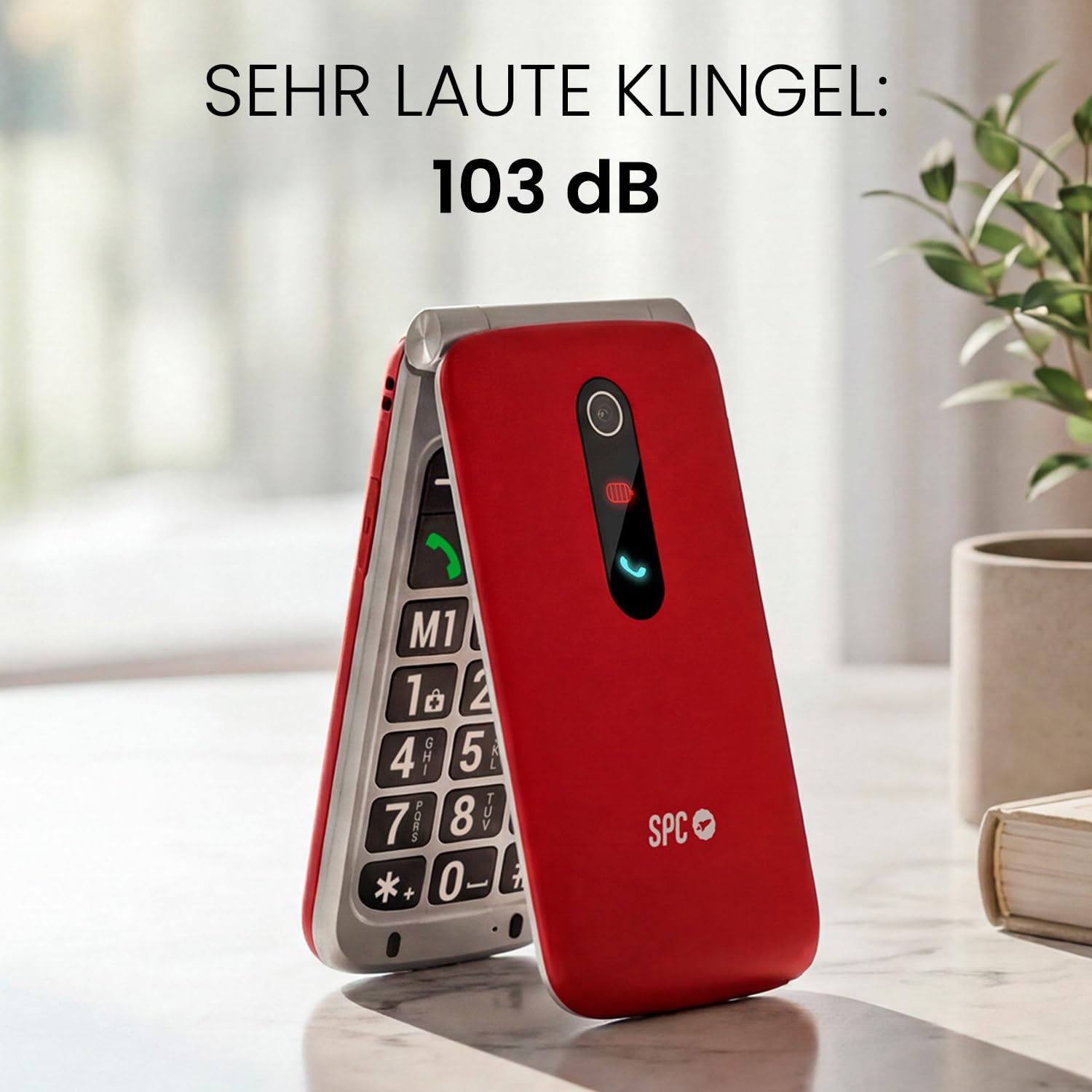 Spc Stella 3-4G Seniorenhandy mit Klappcover – Bild 4