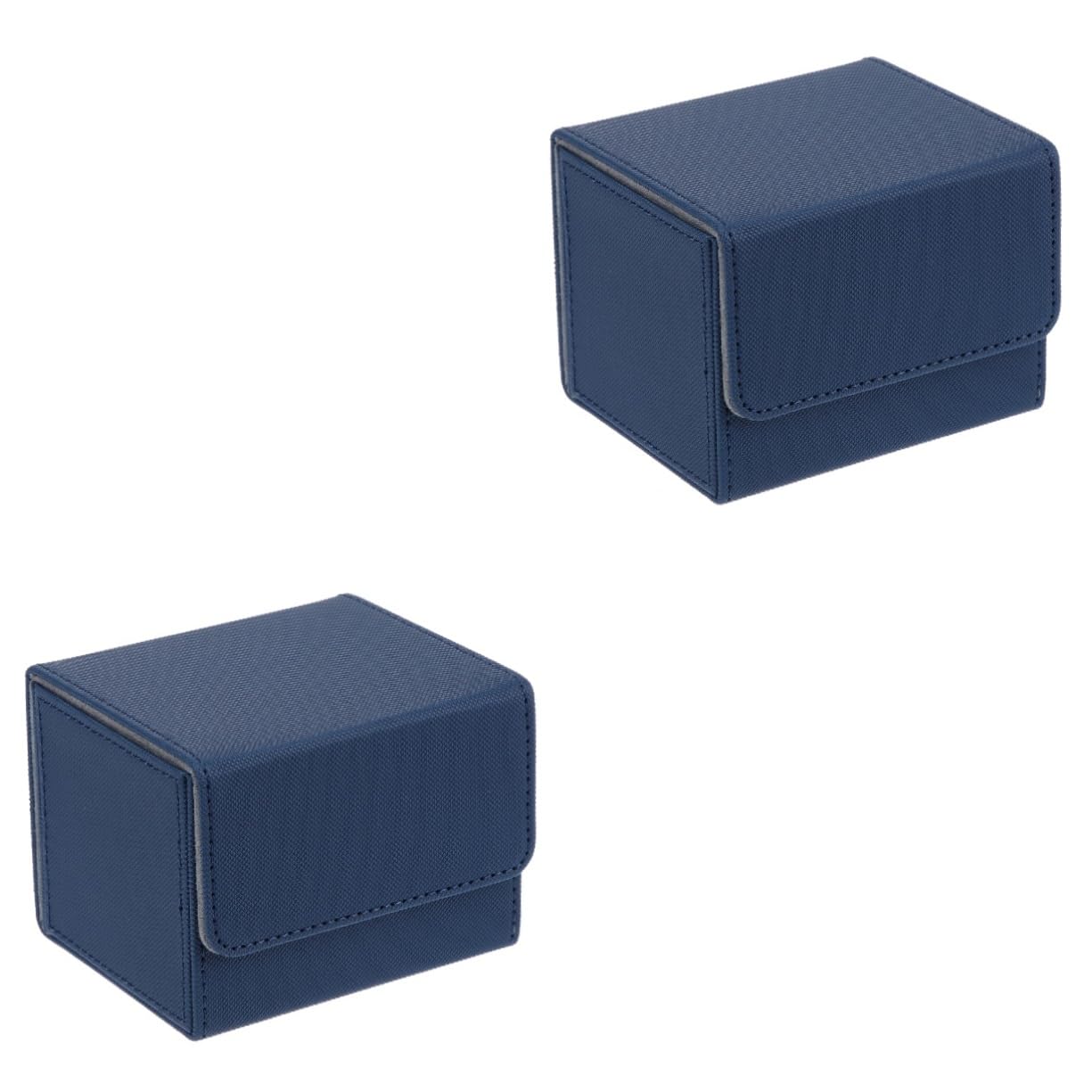 ibasenice Scatola Porta Carte Da Poker Da 2 Pezzi Organizer Per Carte Custodia in Pelle Per Carte Da Gioco E Poker Portatile E Resistente Ai Graffi.