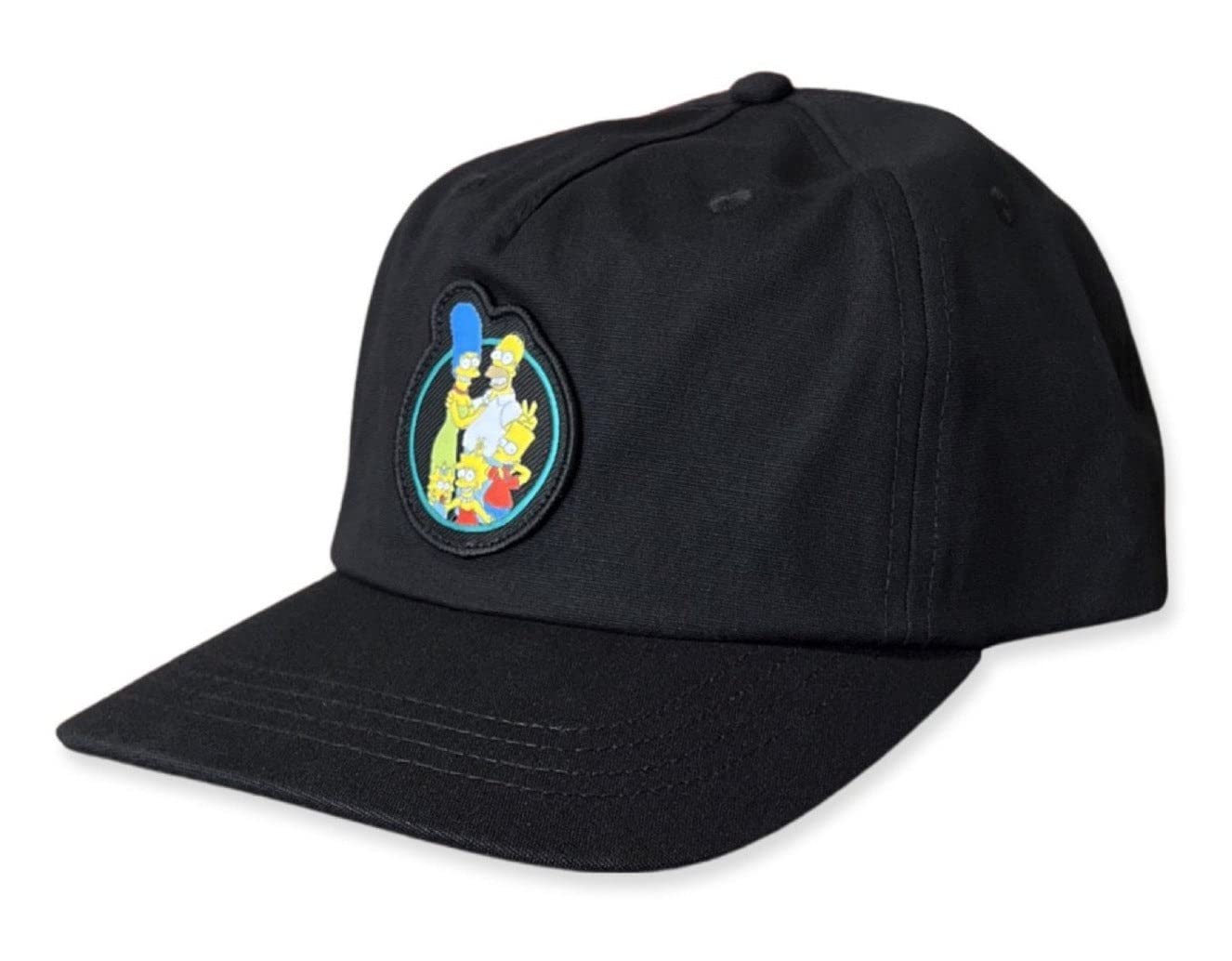 Billabong Women's Black Simpsons Family Snapback Cap Baseball Curved Brim (One Size - )