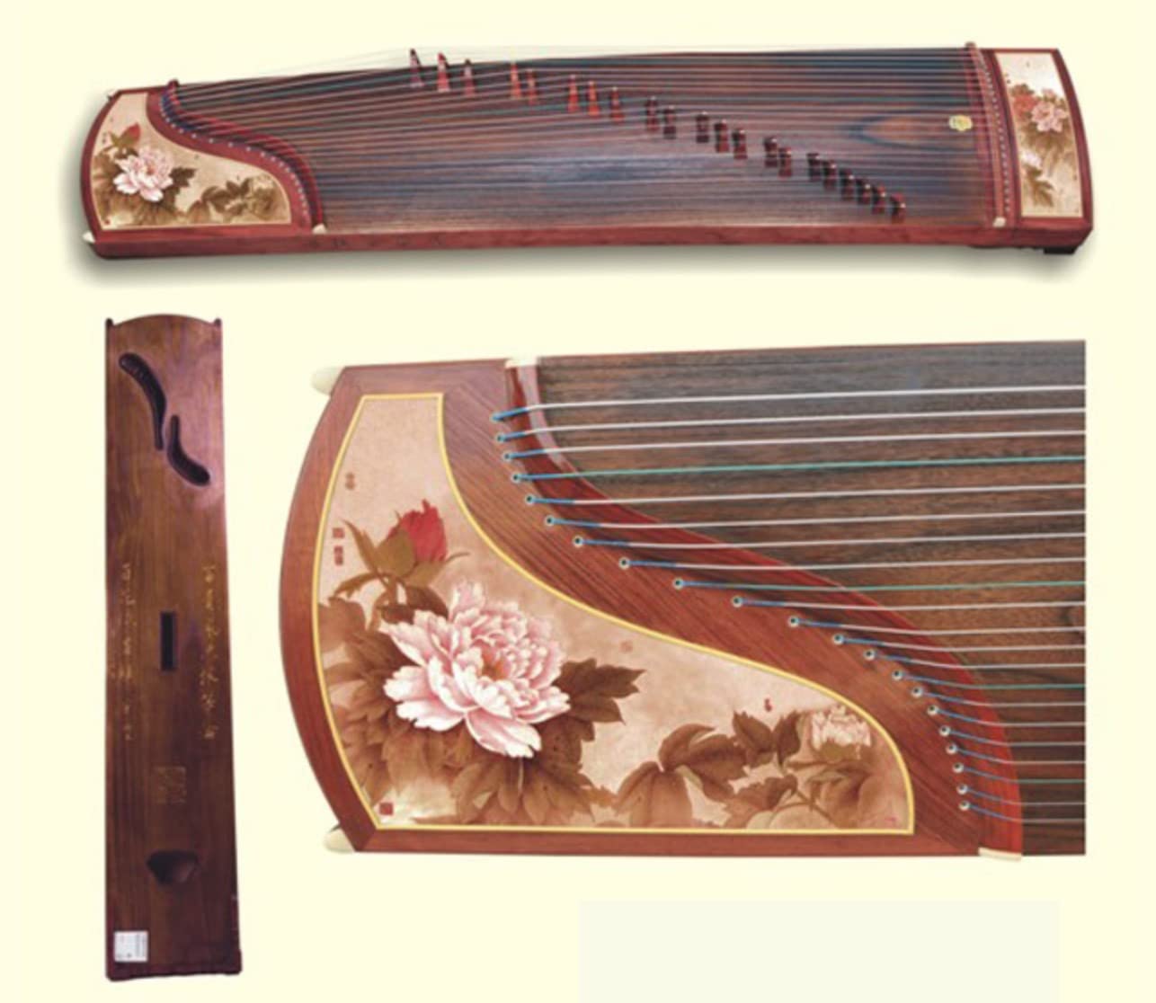 Amazon.co.jp: 古筝敦煌 696BR 牡丹マップ中国の弦楽器 : 楽器・音響機器