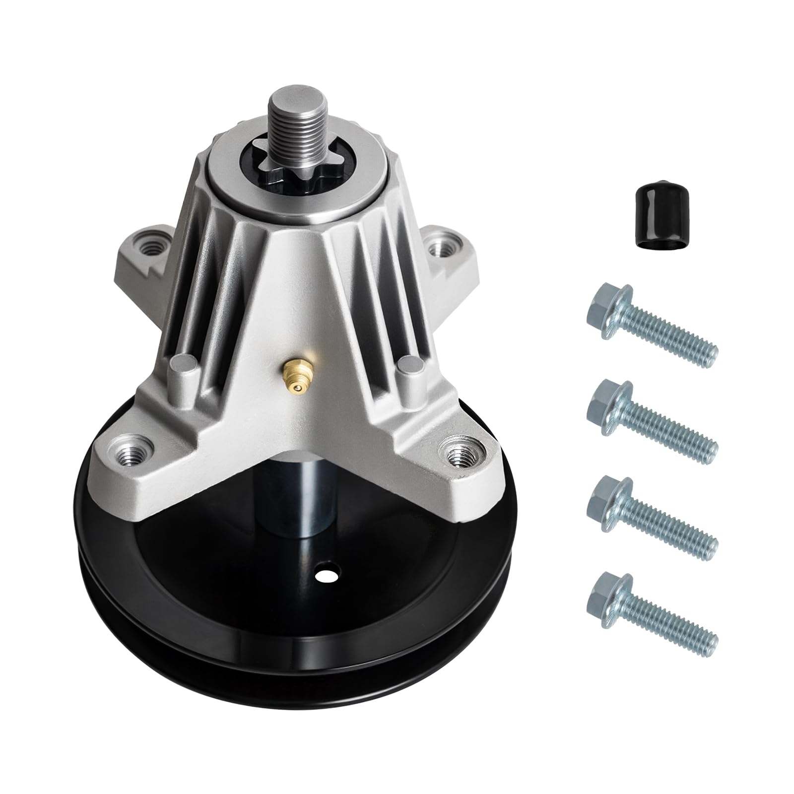 UPOW 918-06991 Greaseable Spindle Assembly Fit for Troy Bilt Pony Mower Compatible with MTD Huskee Craftsman T1000 T1200 Deck Mower, Troy Bilt TB42