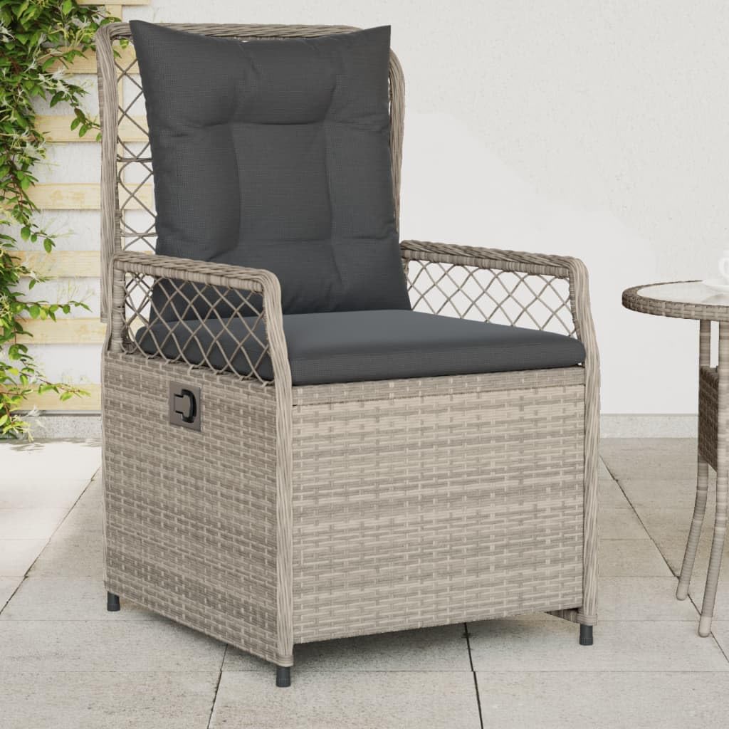 Fauteuils de jardin réglables en polyrotin pour soulager le dos sur la terrasse