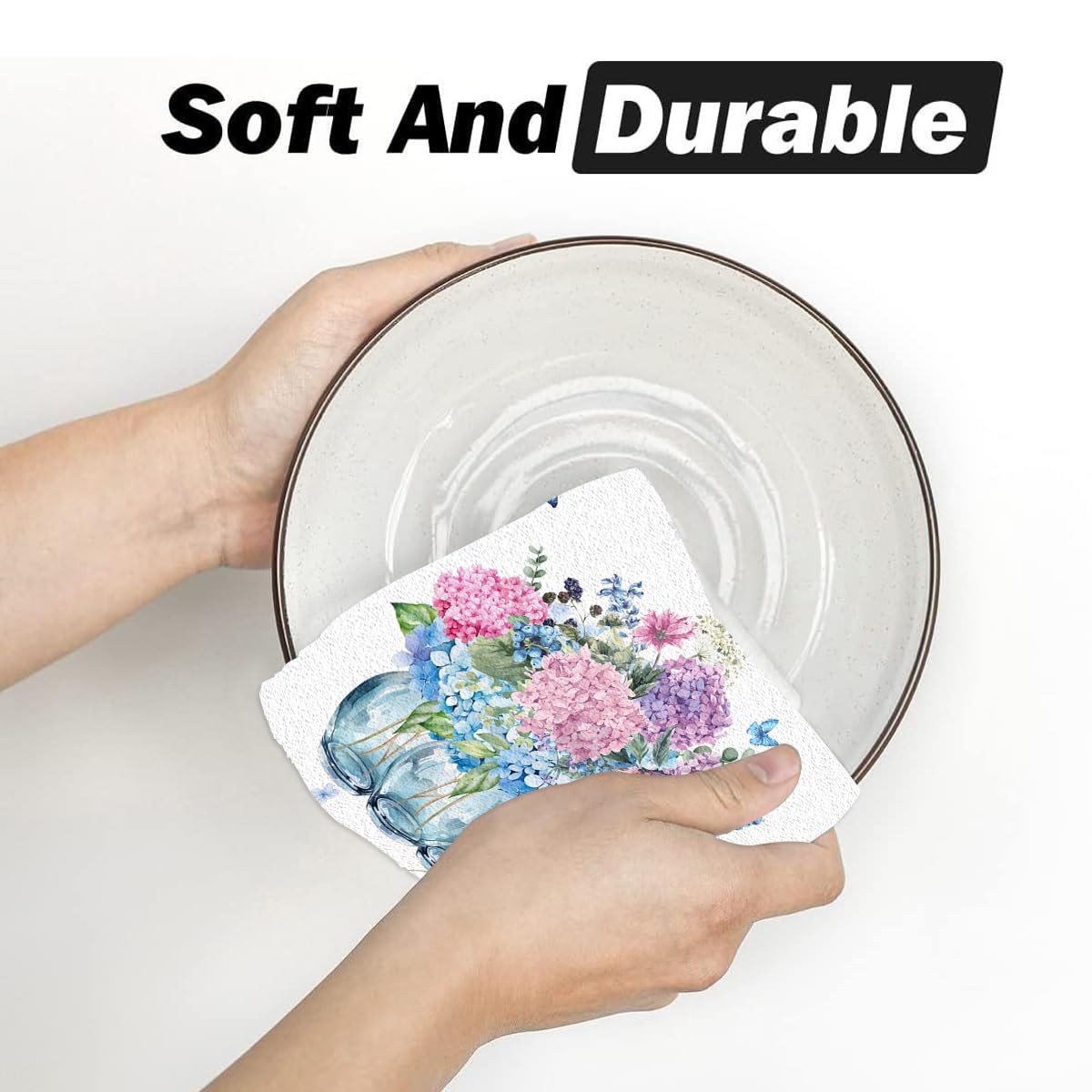 Lot De 4 Torchons De Cuisine Bohèmes En Tissu Absorbant Pour