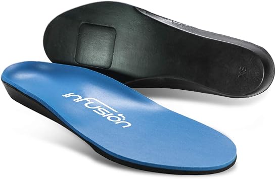 Infusion Ultra-Soft Shoe Insoles Padded Foot Orthotic Inserts for Ultimate Cushion by Infusion Insoles XS Mens 4-5 | Womans 5-7