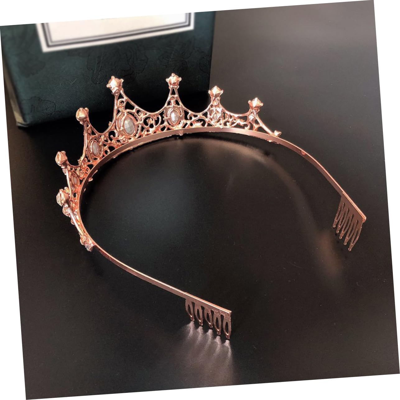 Königin Krone für Frauen Kristall Tiara für Mädchen Strass Hochzeit Stirnband fü