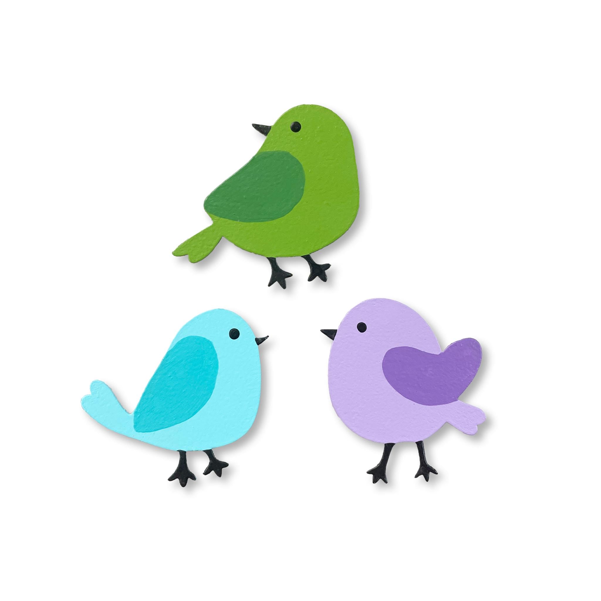 Roeda Brighten Your Life 14460CL Cool Tweets Birds Set of 3 Assorted Everyday Magnets