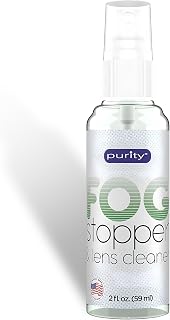 Purity Fog Stopper and Lens Cleaner Spray - Anti Fog Spray for Glasses & Non-AR Coated Lenses - Fog Blocker and Anti-Static Lens Cleaning Spray for Glasses, Eyewear, Goggles and Masks - 2oz