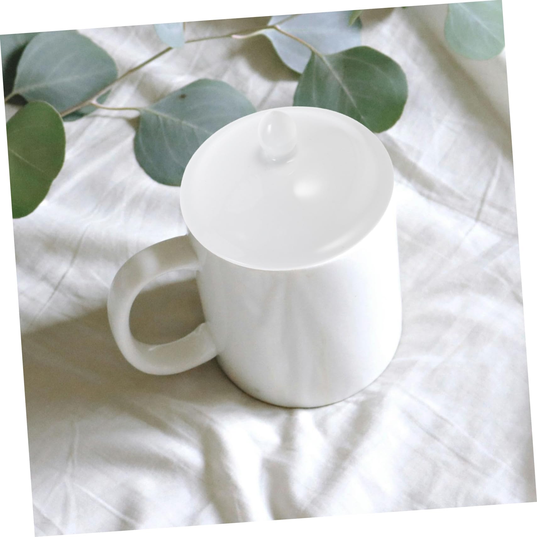 BESTYASH Teetassendeckel Aus Keramik Universeller Ersatz Für Becherdeckel Und Tassen Spritzwassergeschützt Gegen Verschütten Und Verbrennungen Schlichtes Design Für Zuhause Büro