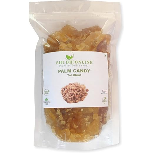 Shudh Online Tal Mishri, Palm Sugar Organic, Palm Candy, Sugar Candy (1000 grams / 1Kg) - Panakarkandu, Panakalkandu Natural Original