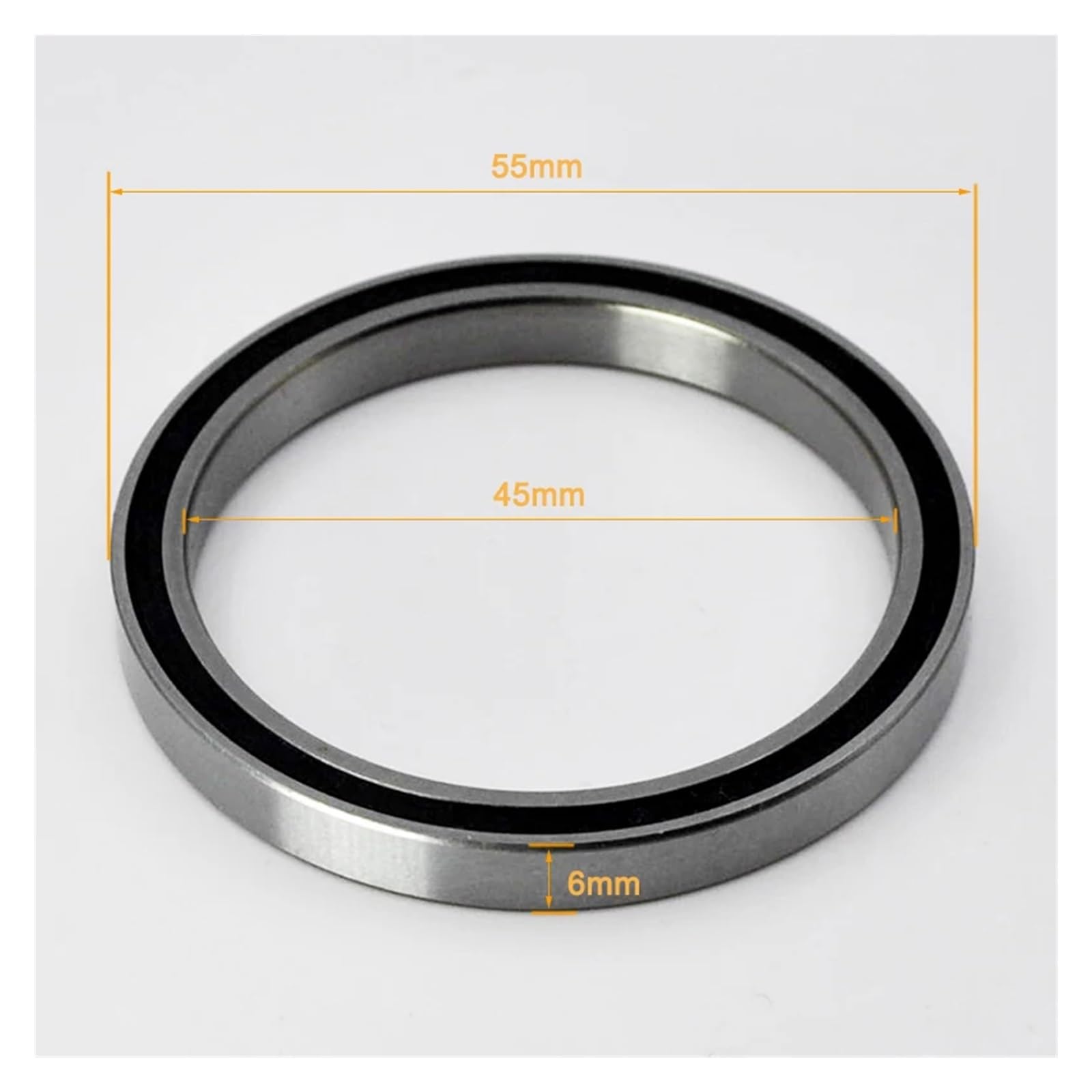 2pcs 6706 6707 6708 6709 6710 2RS RS Thin Section Bearing Deep Groove Ball Bearings(6709-2RS 45x55x6mm)