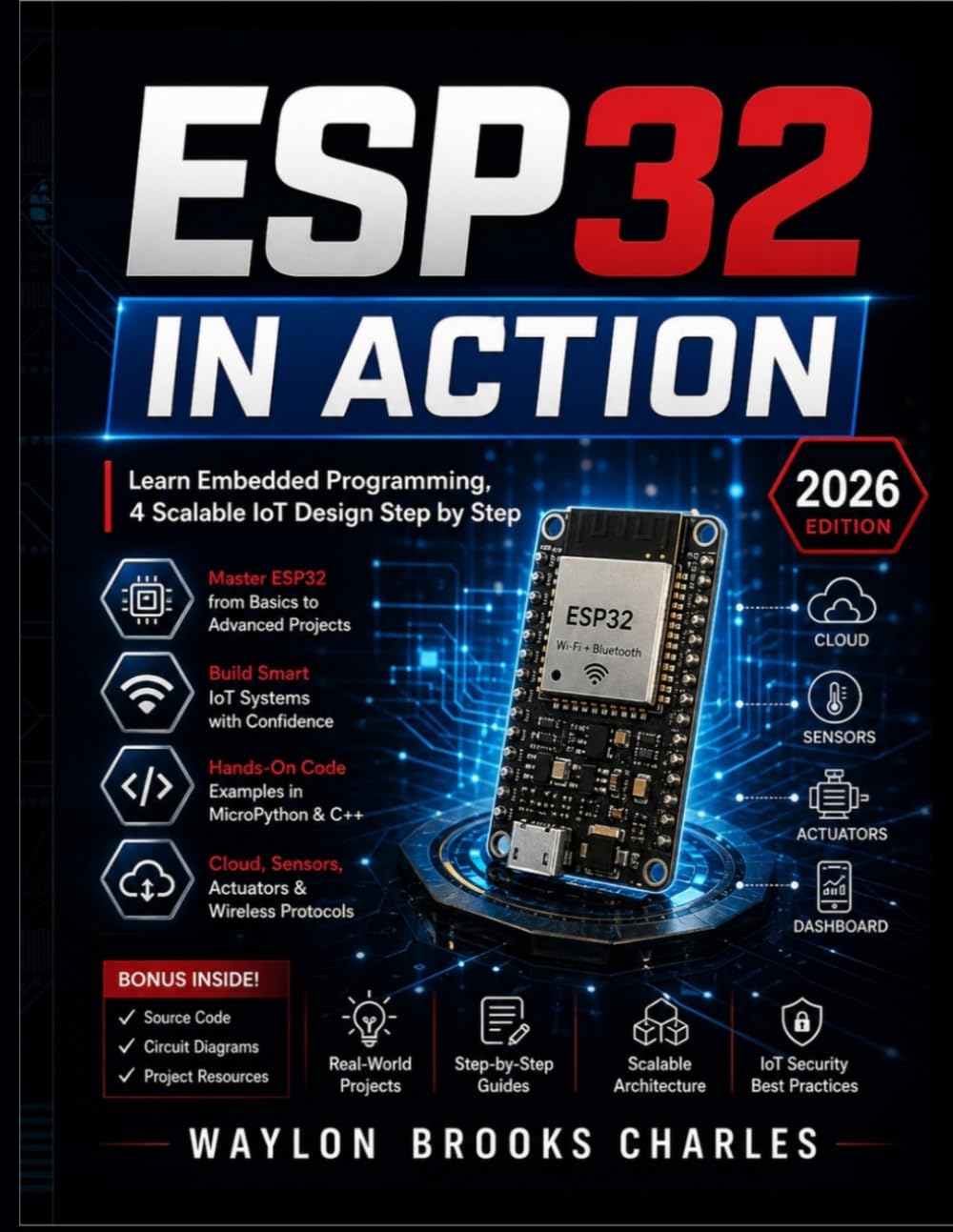 ESP32 IN ACTION: Learn Embedded Programming, 4 Scalable IoT Design Step by Step