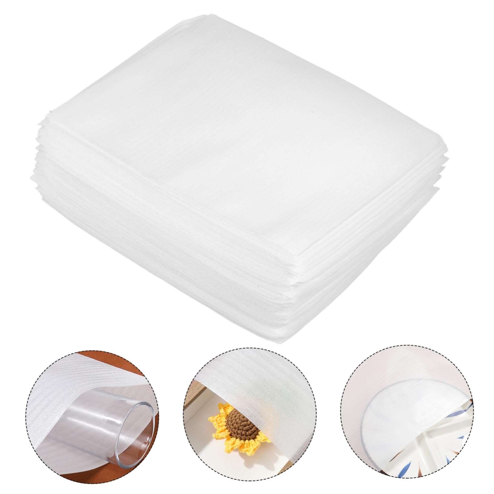 DOITOOL Fundas de Embalaje de Espuma Acolchada 100 Piezas Material y Flexible Protección Alta contra para Mudanzas y Artículos Frágiles