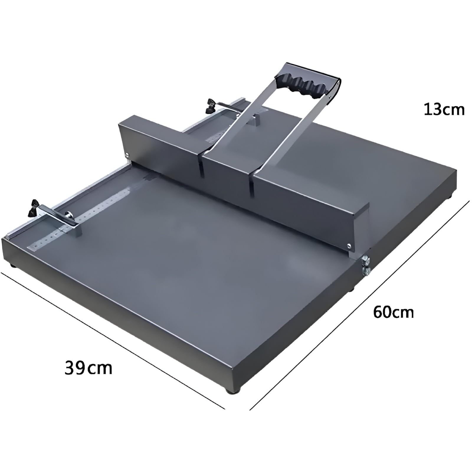 Manuelle Rillmaschine für Grußkarten, Hefte, Fotopapier, inklusive 2 verstellbaren Blöcken und Positionierungslineal, 350 mm Breite, einfach zu bedienen