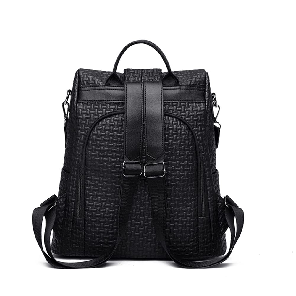 Zaino Donna Antifurto Elegante Borse a Tracolla Impermeabile PU Pelle Borse a Zainetto Multifunzionale Zaino Scuola Viaggio Lavoro Daypack