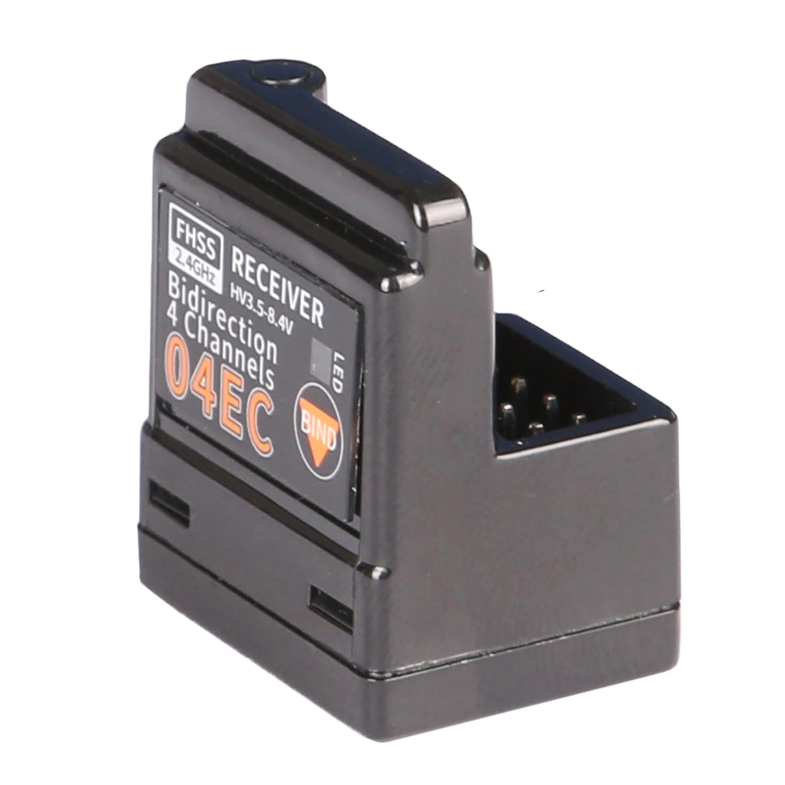 RC Receiver 04EC 2.4GHz 4CH S.BUS2 8.4V High Voltage Internal Antenna Compatible with FUTABA T-FHSS Transmitter for RC Crawler,Buggy Cars and Boats (04EC Receiver)