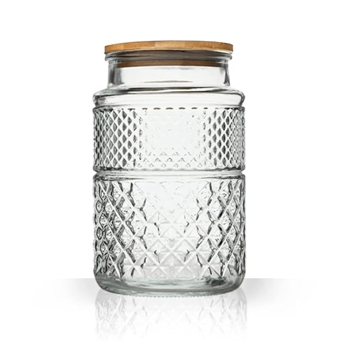 Buy Large Glass Storage Jar, 60 FL OZ Glass Food Storage Containers