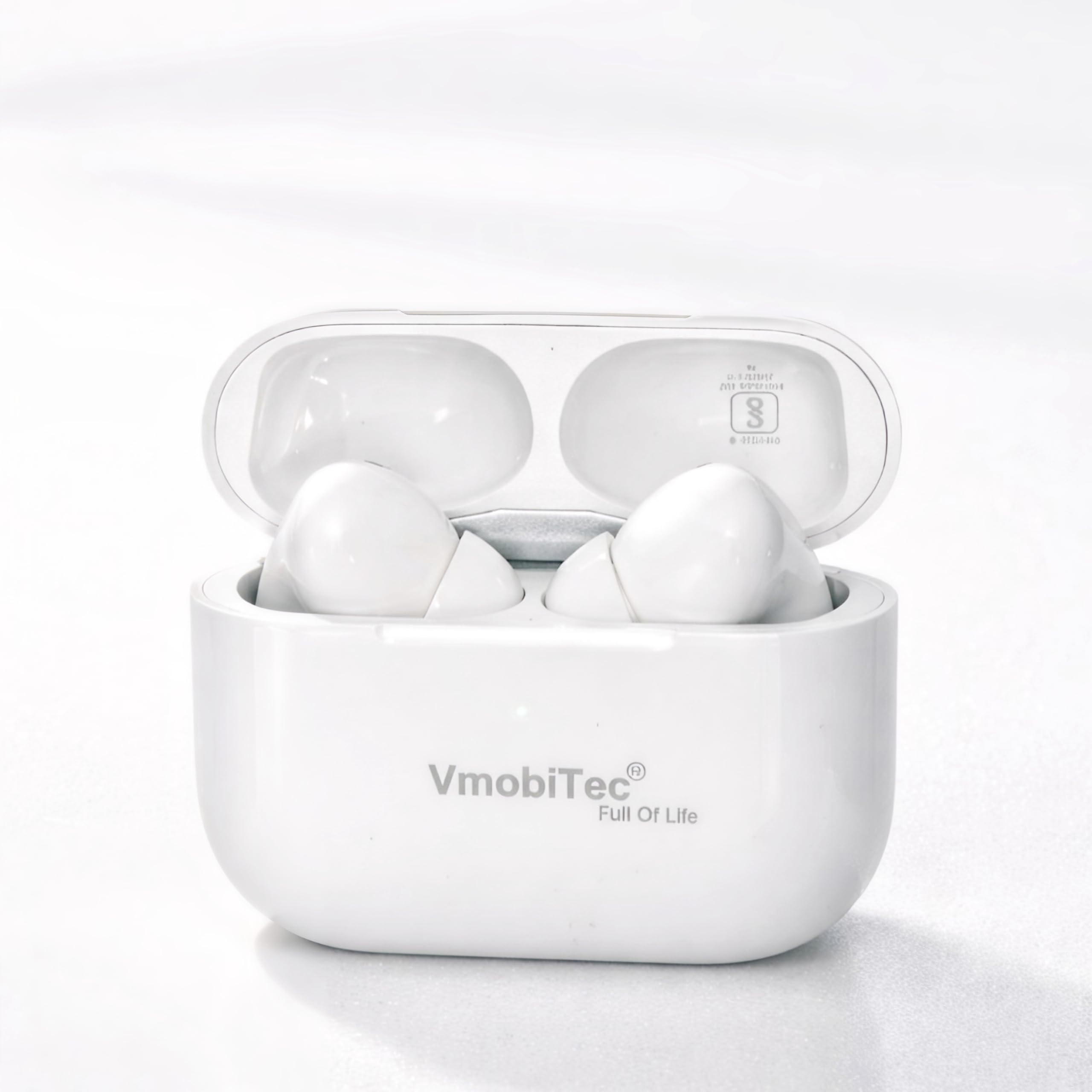 True Wireless Earbuds with Bluetooth 5.0, Up to 42H Playtime, Deep Bass Sound, Touch Control, Compatible with Mobiles, Tablets & Laptops (White)-image-21