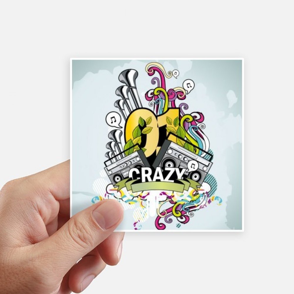 Sticker graffiti street culture 10cm imperméable et résistant pour moto et pc