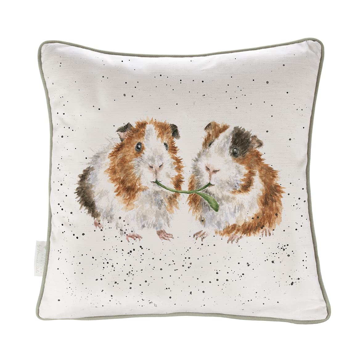 Wrendale Designs White - 'Lettuce Be Friends' Cushion