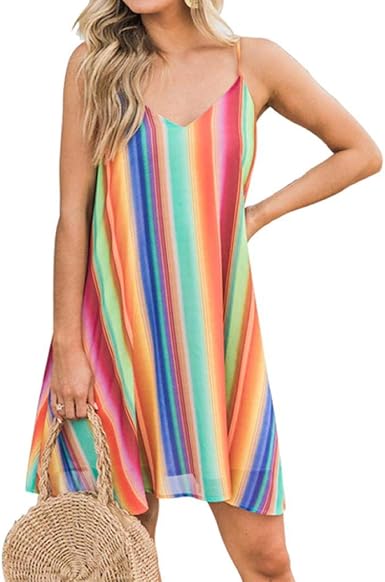Colorful sun dress Clearance