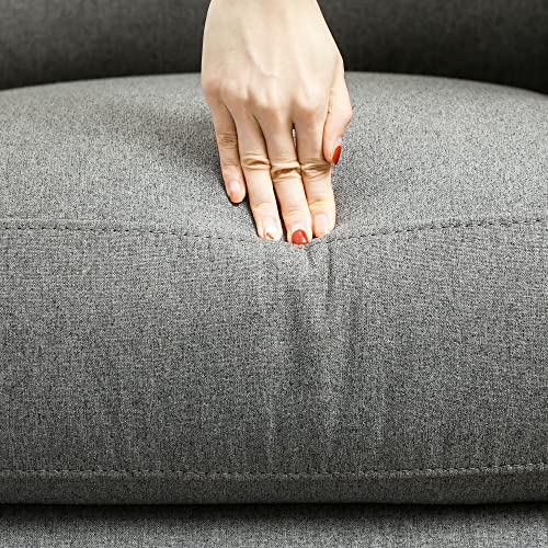 Homcom Recliner Sofa Couch With Easy Pull Handles And Adjustable Footrest, 3 Seater Sofa Modern Couch, Gray #TOP7