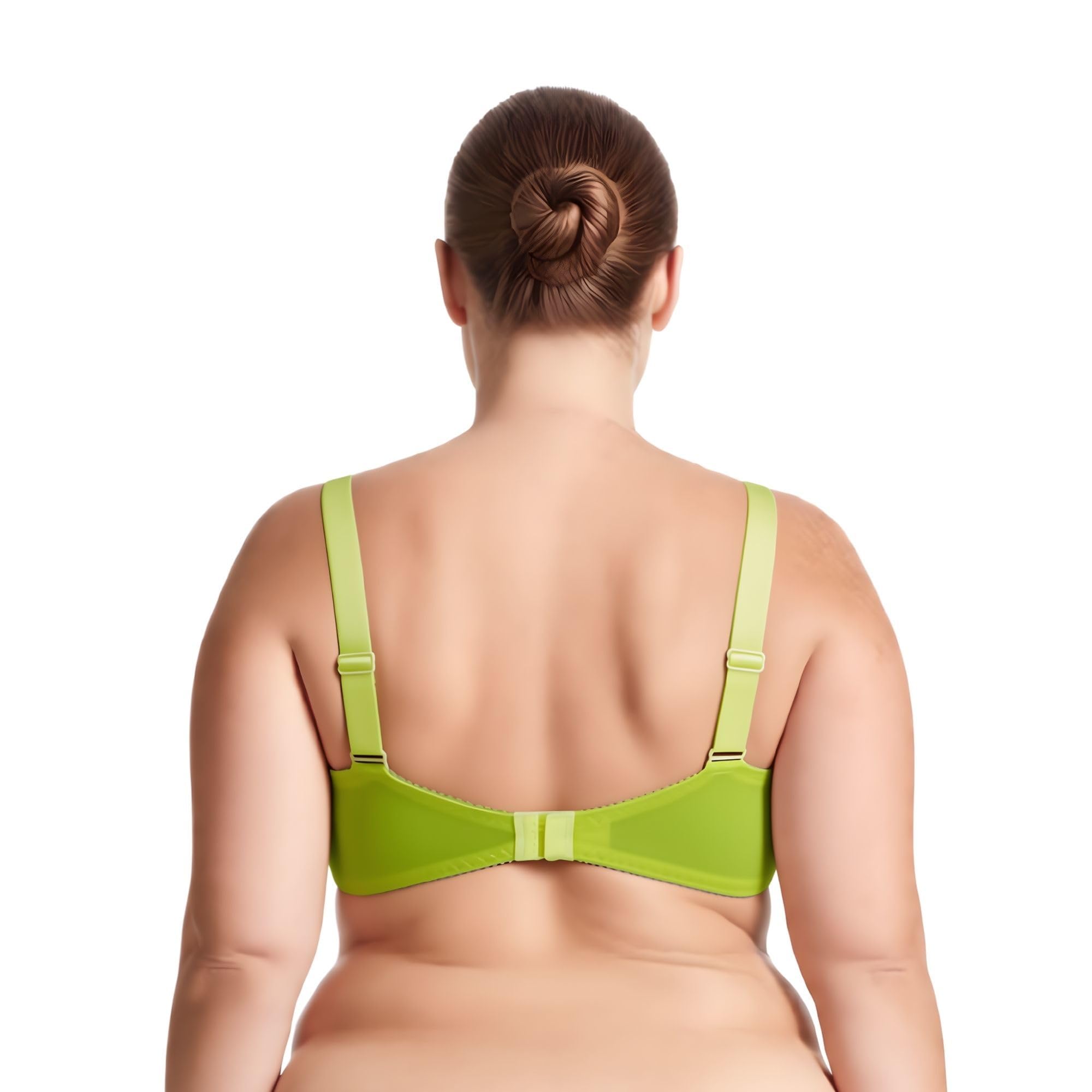 Curve Muse Reggiseno a Copertura Totale con Ferretto Sfoderato per Taglie Forti da Donna