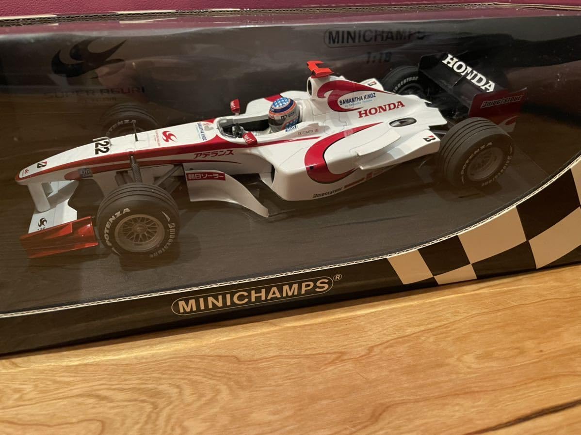 Amazon | ミニチャンプス 1/18 スーパーアグリ F1 佐藤琢磨