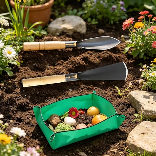 Juego de 3 herramientas para jardín DecoVista miniatura 1