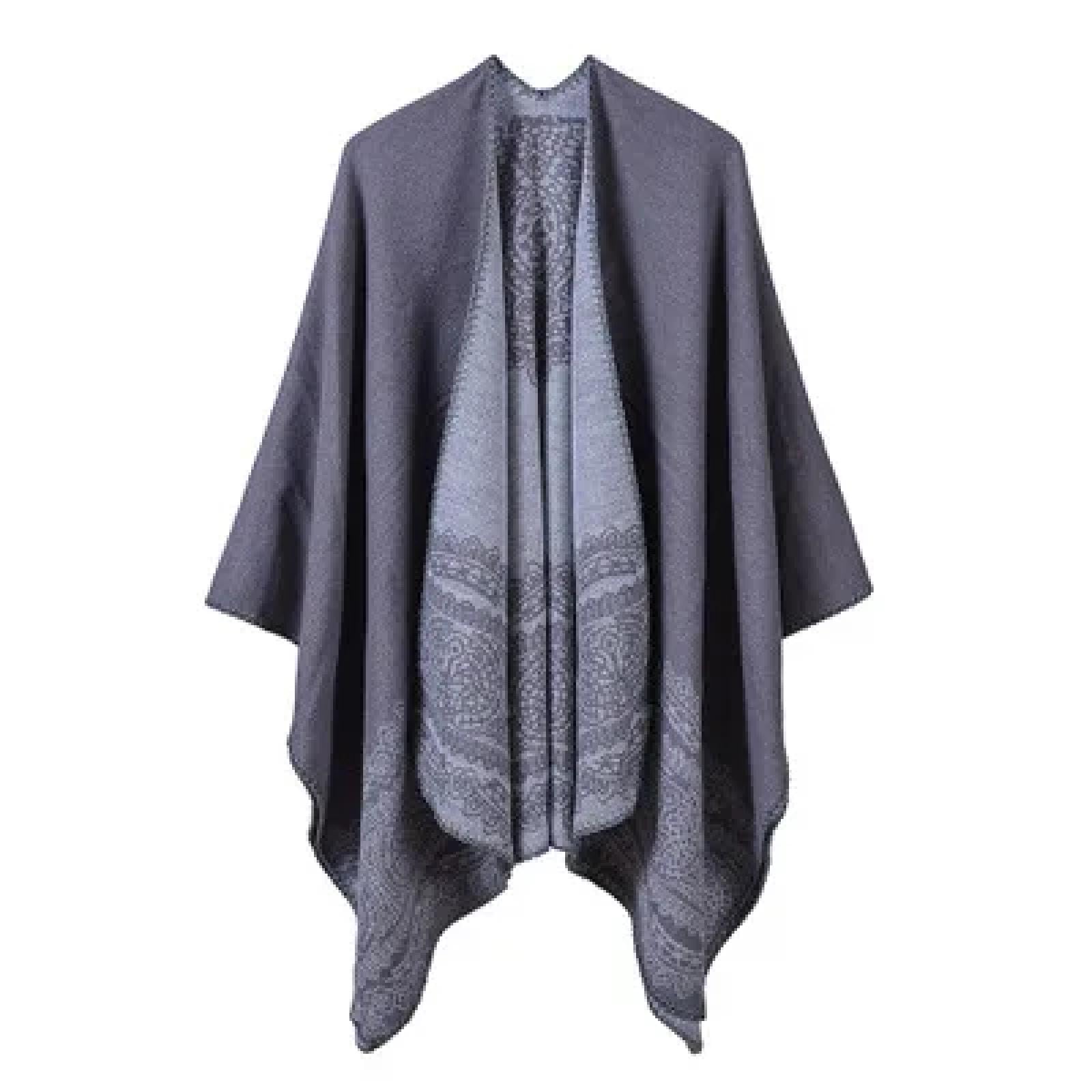 Sciarpa Scialle Invernale Sciarpe Moda Donna Inverno Sciarpa Femme Mujer Lady Retro Stampa Calda Sciarpa Stole Pareo Avvolgere Scialle Poncho Capas Mujer