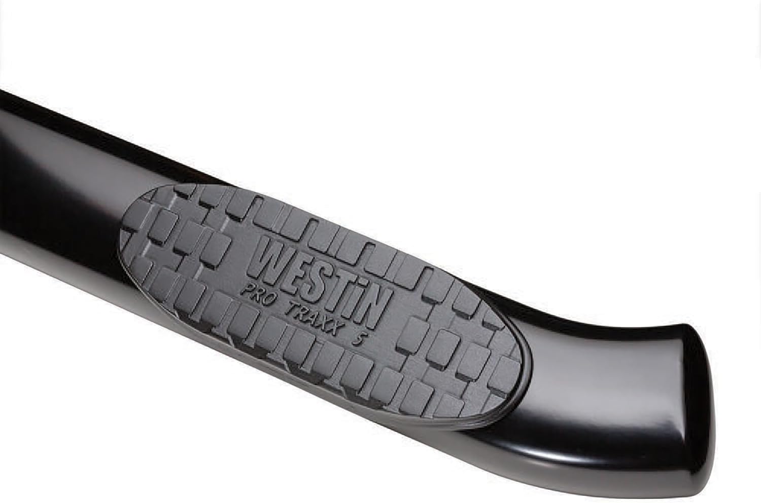 Westin 21-534585 PRO TRAXX 5 Oval Wheel to Wheel Nerf Bars fits 2007-2019 Silverado Sierra 2500 3500 Crew Cab 8' Bed (Exc Dually and 2007 Classic) Black Pair