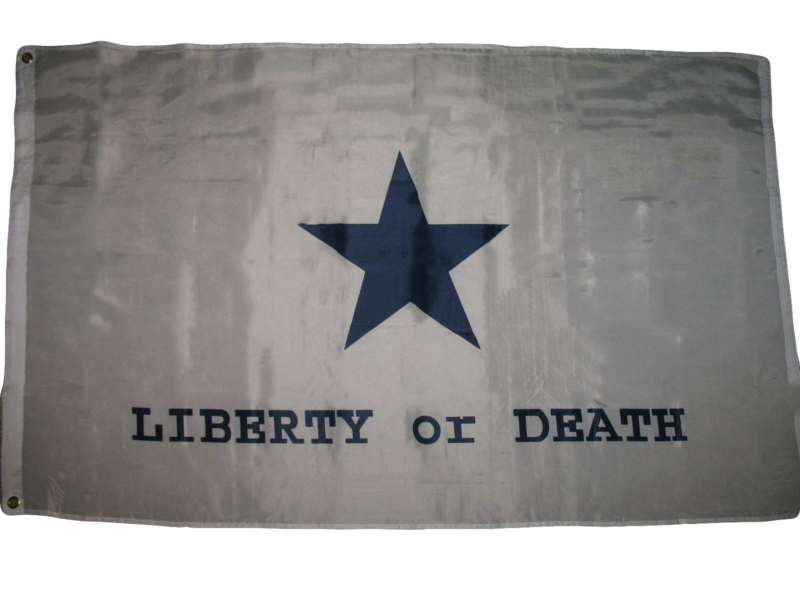 Trade Winds3x5 Goliad Liberty or Death Texas Battle Flag Star Flag 3'x5' Banner Grommets Fade Resistant Premium