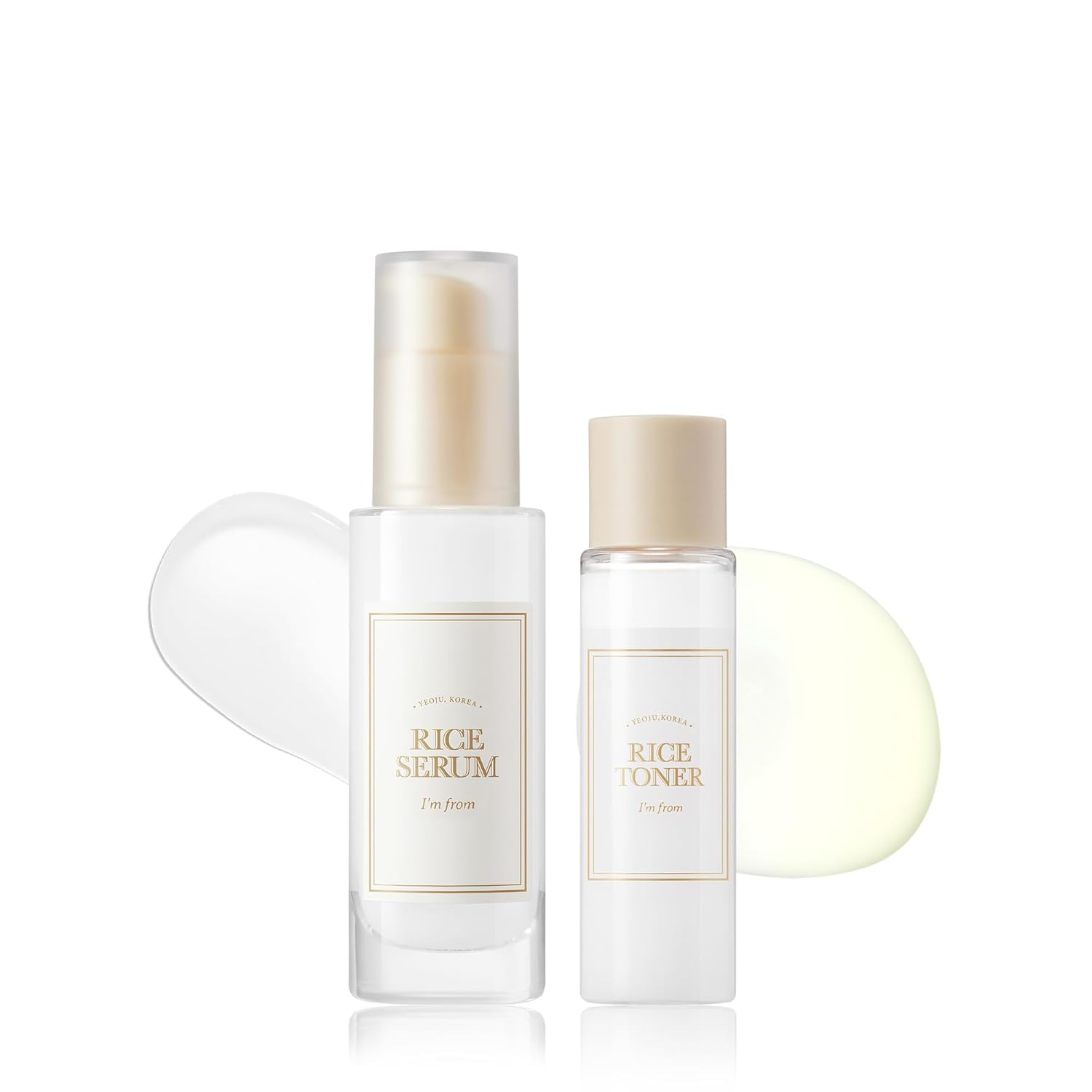 Amazon.com: I'm From Rice Serum and Toner Miniature Set - Korean Rice ...