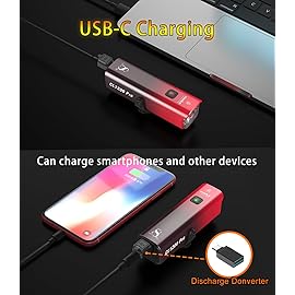 TOWILD CL1200 Bike Lights for Night Riding,Compatible with Garmin/GoPro Mount,1200 Lumen Bike Headlight,4000mAh Rechargeable Battery,Waterproof Bike Light for Commuter Cyclists