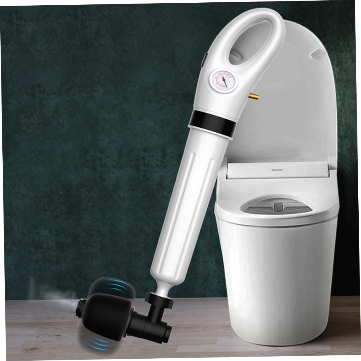 Ventouse de Toilette Flexible Blanche, Déboucheur Wc et Canalisation