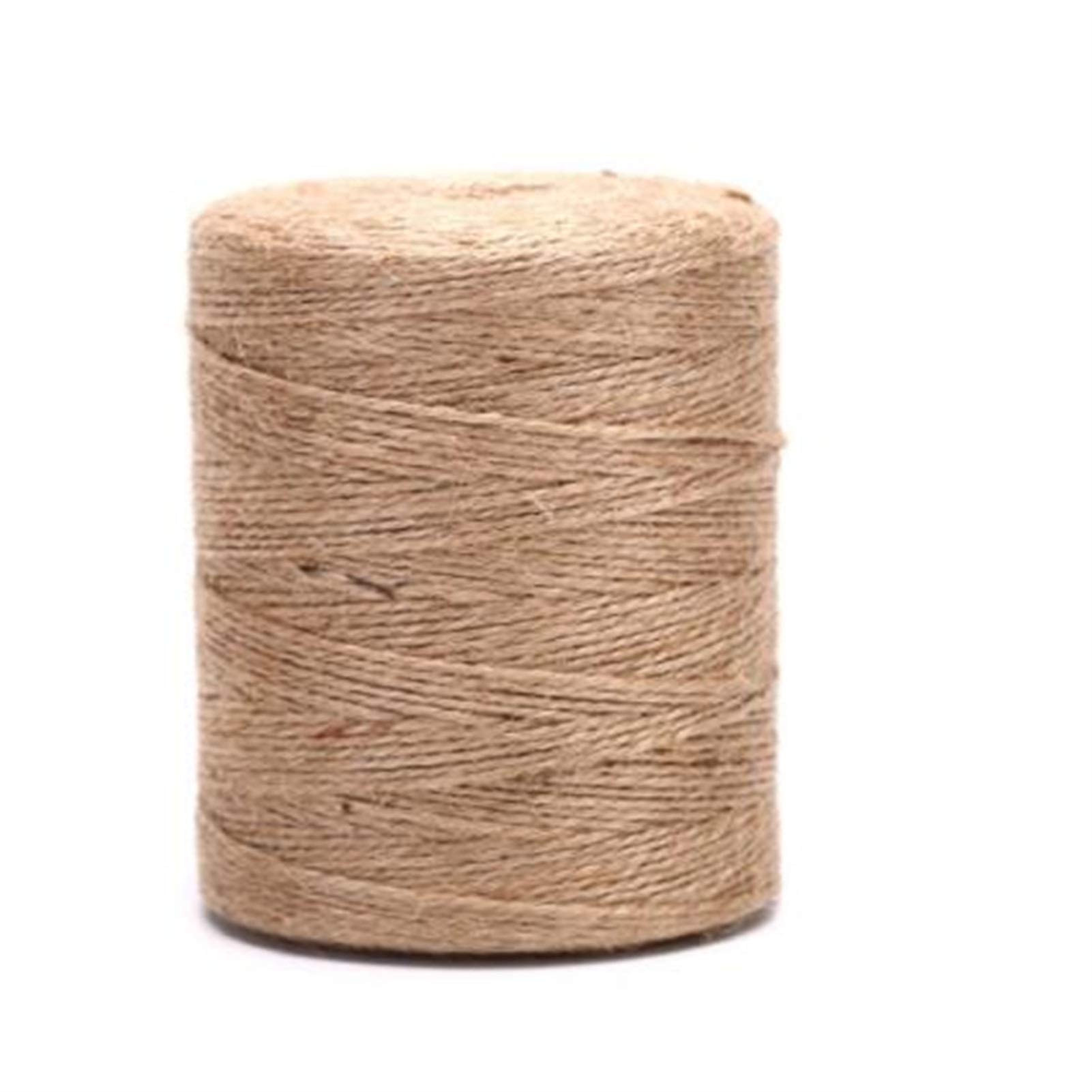 Zkenshan-Natural Jute Twine Jute Baler Twine Burlap String, Hemp Rope Party Wedding Gift Wrapping Cords Thread DIY Florists Craft, Natural Jute Fiber (Color : 300m)
