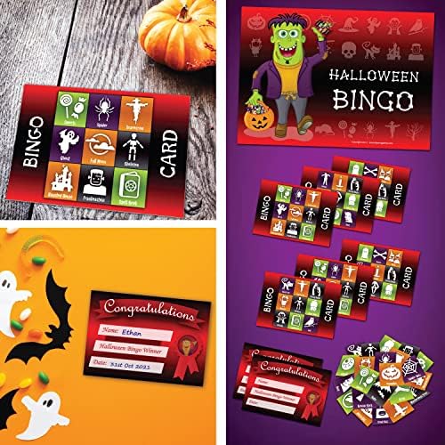UKPG Halloween Party Games | 5 GAMES BUNDLE | five Halloween games included for Halloween, Halloween Party Supplies, Halloween Decoration