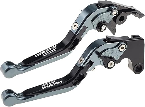 JMORCO Brake and Clutch Lever Clutch Handle Motorcycle CNC Folding Extendable Brake Clutch Lever for Kawasaki VERSYS 1000 2012-2014 Clutch Handle