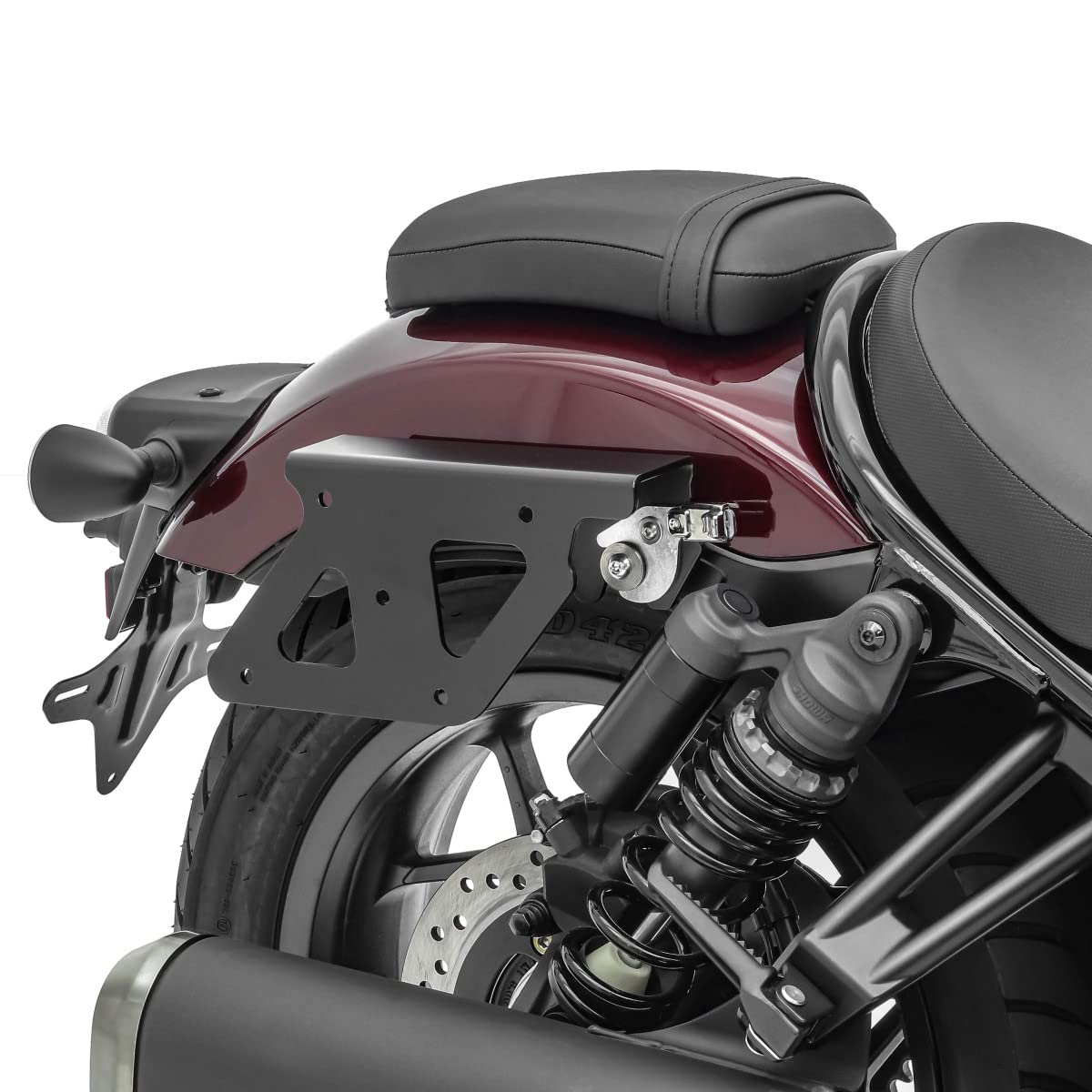 Set 2X Seitenkoffern mit Halter QL kompatibel mit Honda Rebel 1100 CMX 21-25 Nevada