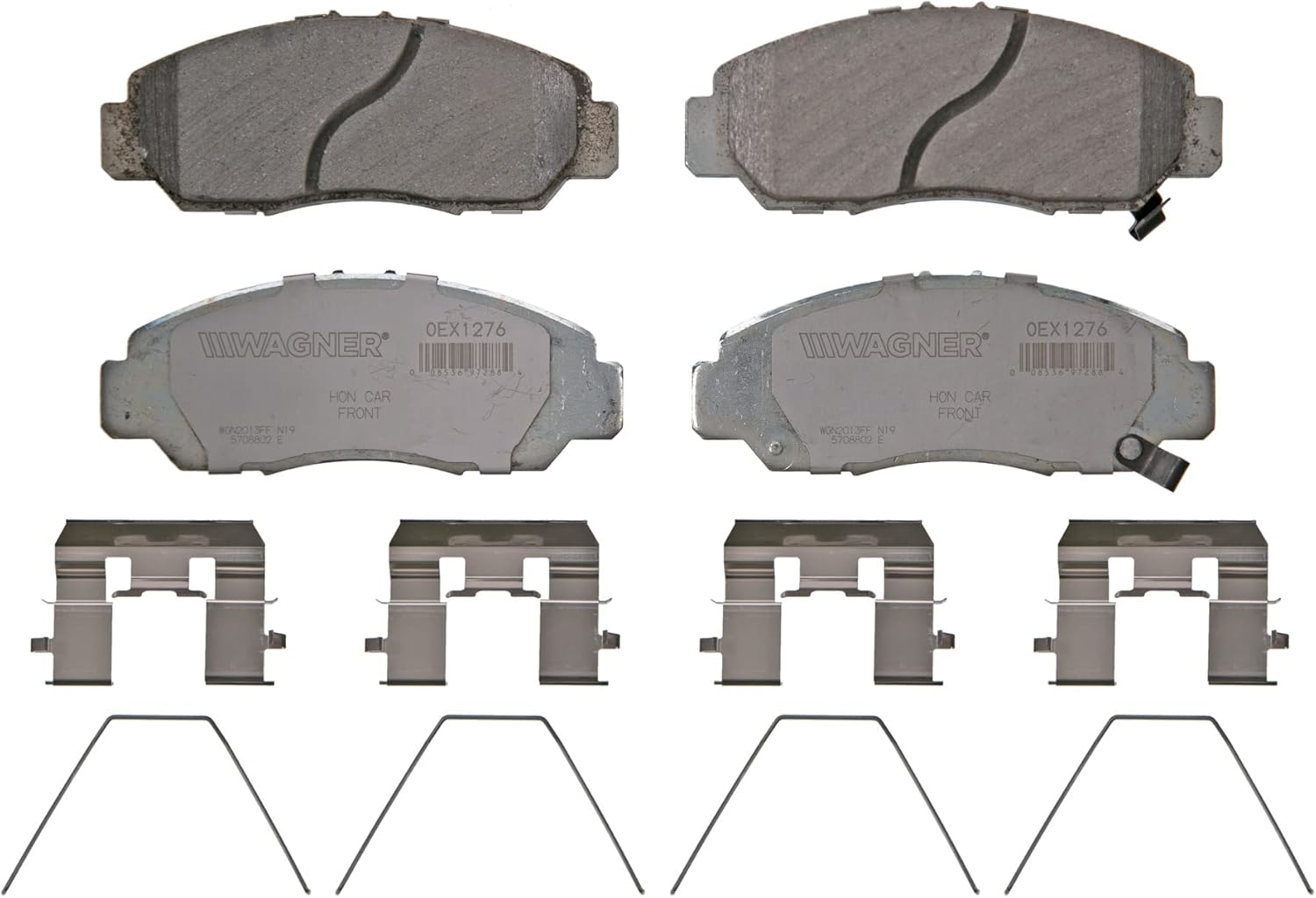 Wagner Brake OEX OEX1276 Disc Brake Pad Set Premium Ceramic