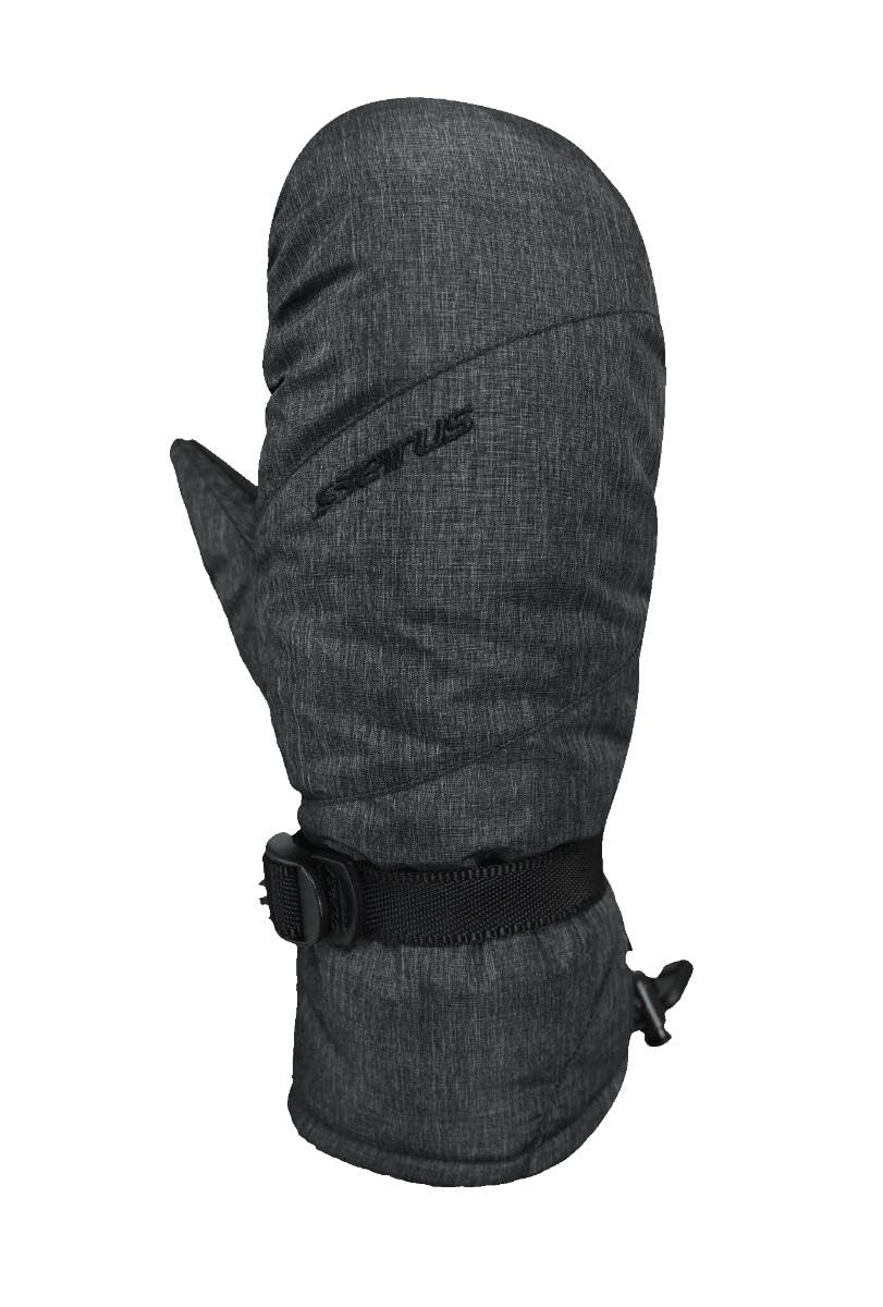 Seirus Men's Heatwave Fleck Mitt Black/Heather LG