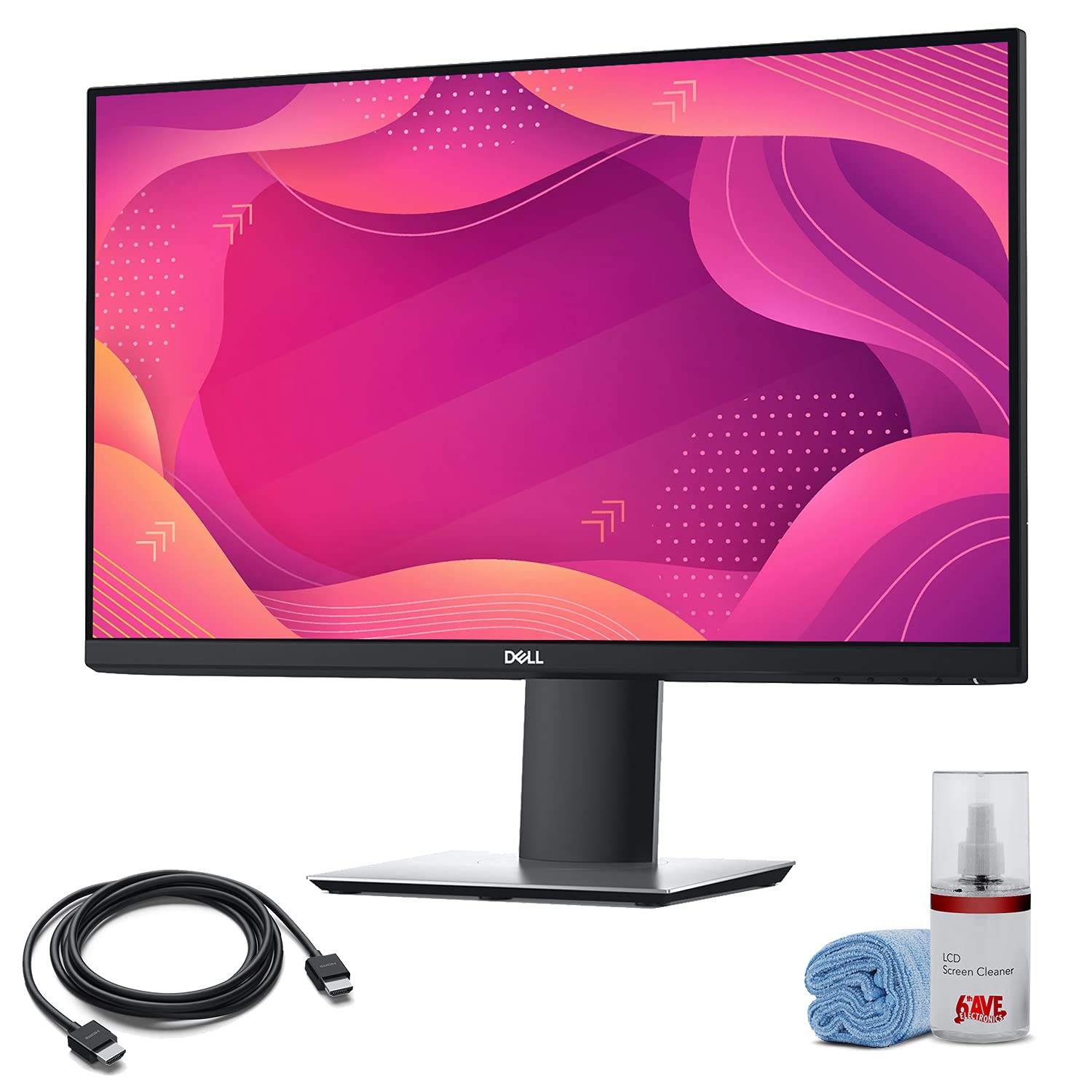 Dell P2419HC 23.8" 16:9 IPS Monitor (P2419HCE) + HDMI Cable + LCD Cleaning Kit